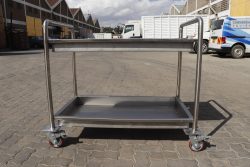 Stainless Steel 2 Tier Trolley - Image 3