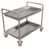 Stainless Steel 2 Tier Trolley