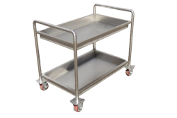 Stainless Steel 2 Tier Trolley